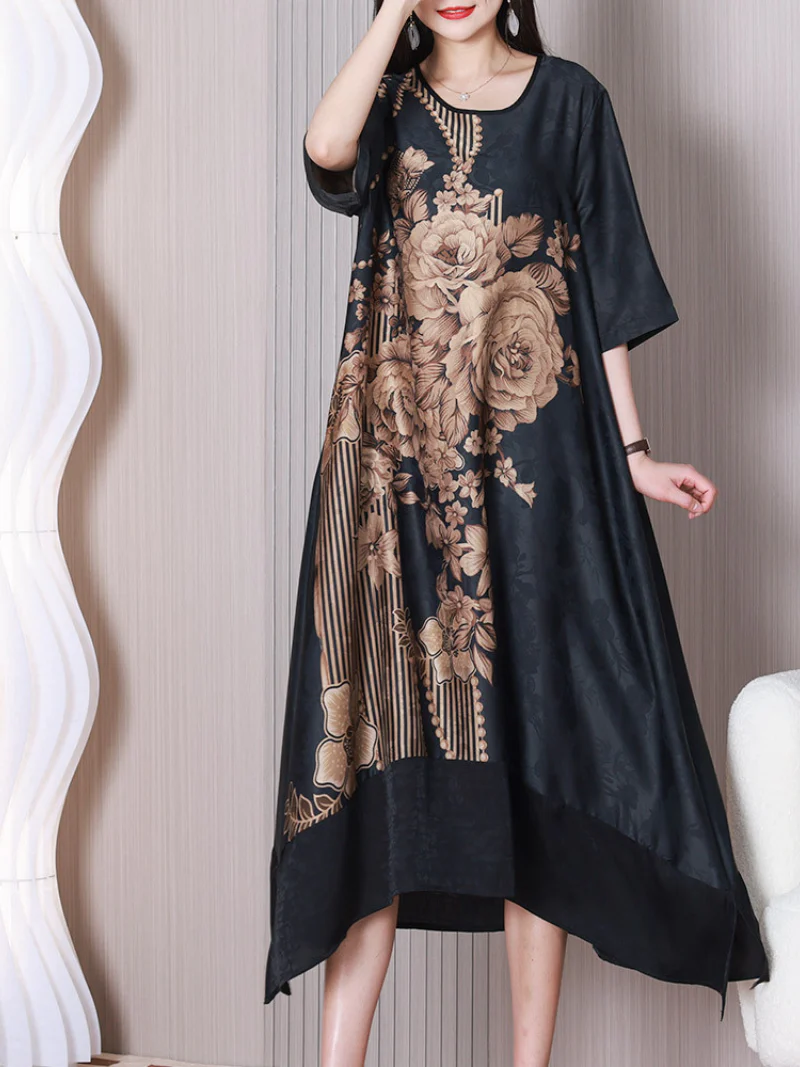 A Beautiful Soul Round Neck A-line Dress - Image 4