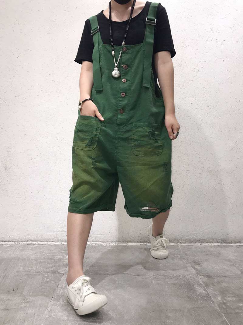 Ability To Feel Romper Overall Short Dungarees - Image 2