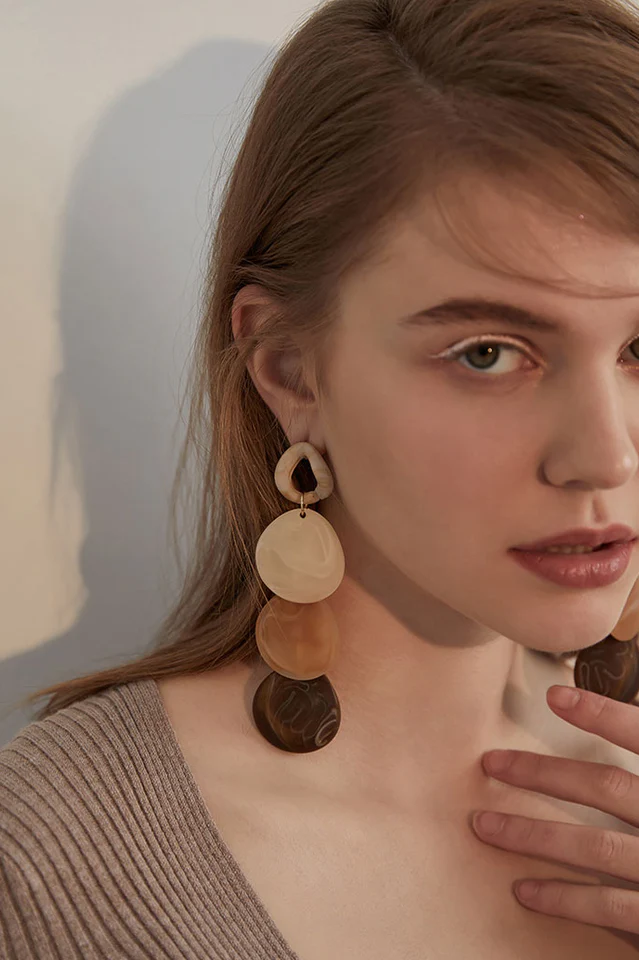Acrylic Long Earrings - Image 4