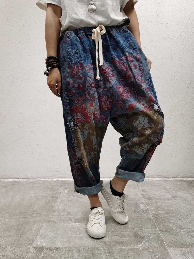 Act Of Love Drawstring Cotton Pant - Image 2