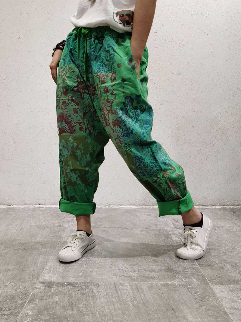 Act Of Love Drawstring Cotton Pant - Image 3
