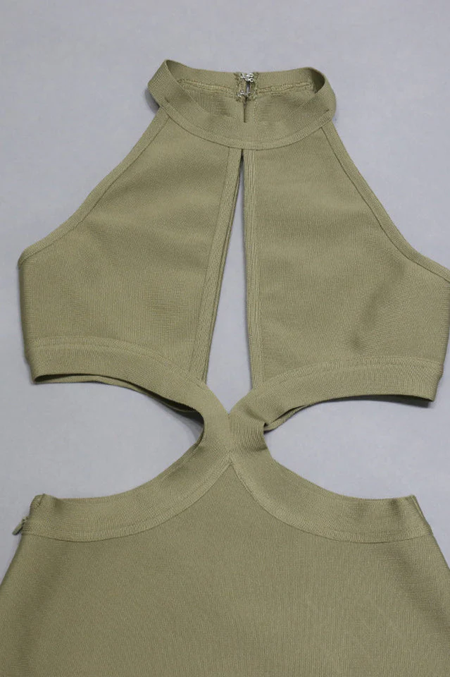 Alethea Halter Cut Out Mini Dress - Image 12