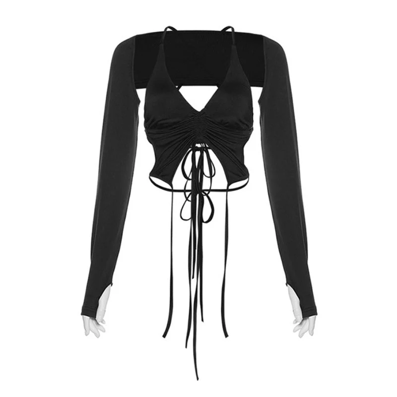 KAZUE BANDAGE CROP TOP - Image 15