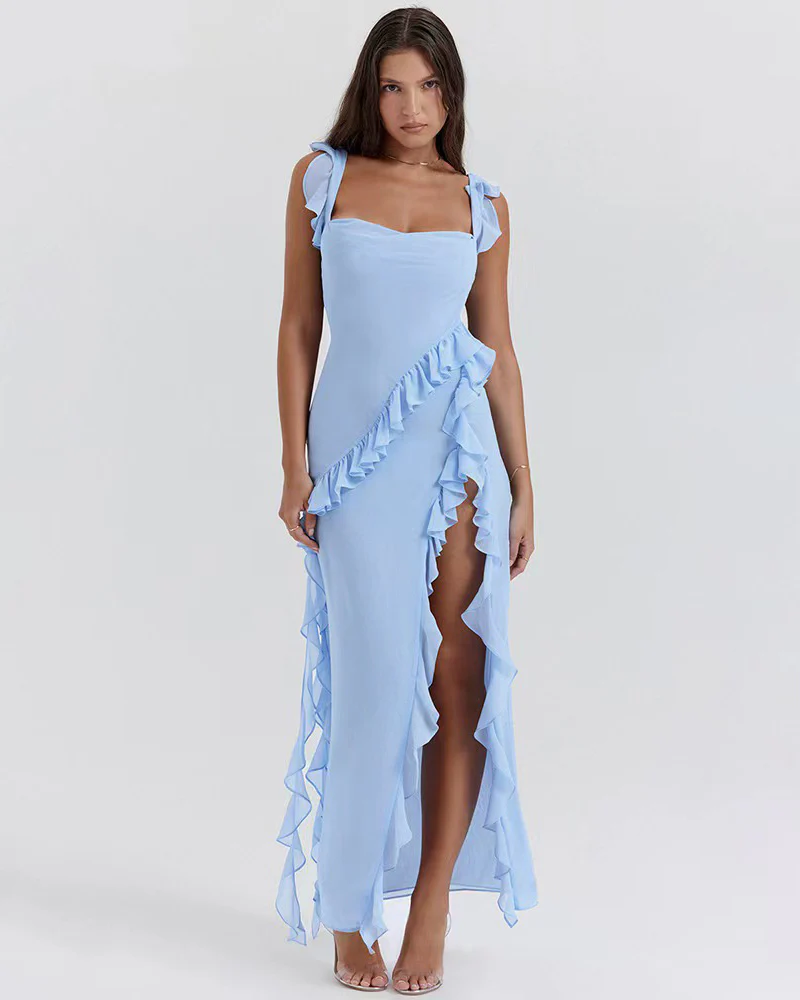 Ariel Cherry Pleated Maxi Dress - Image 10