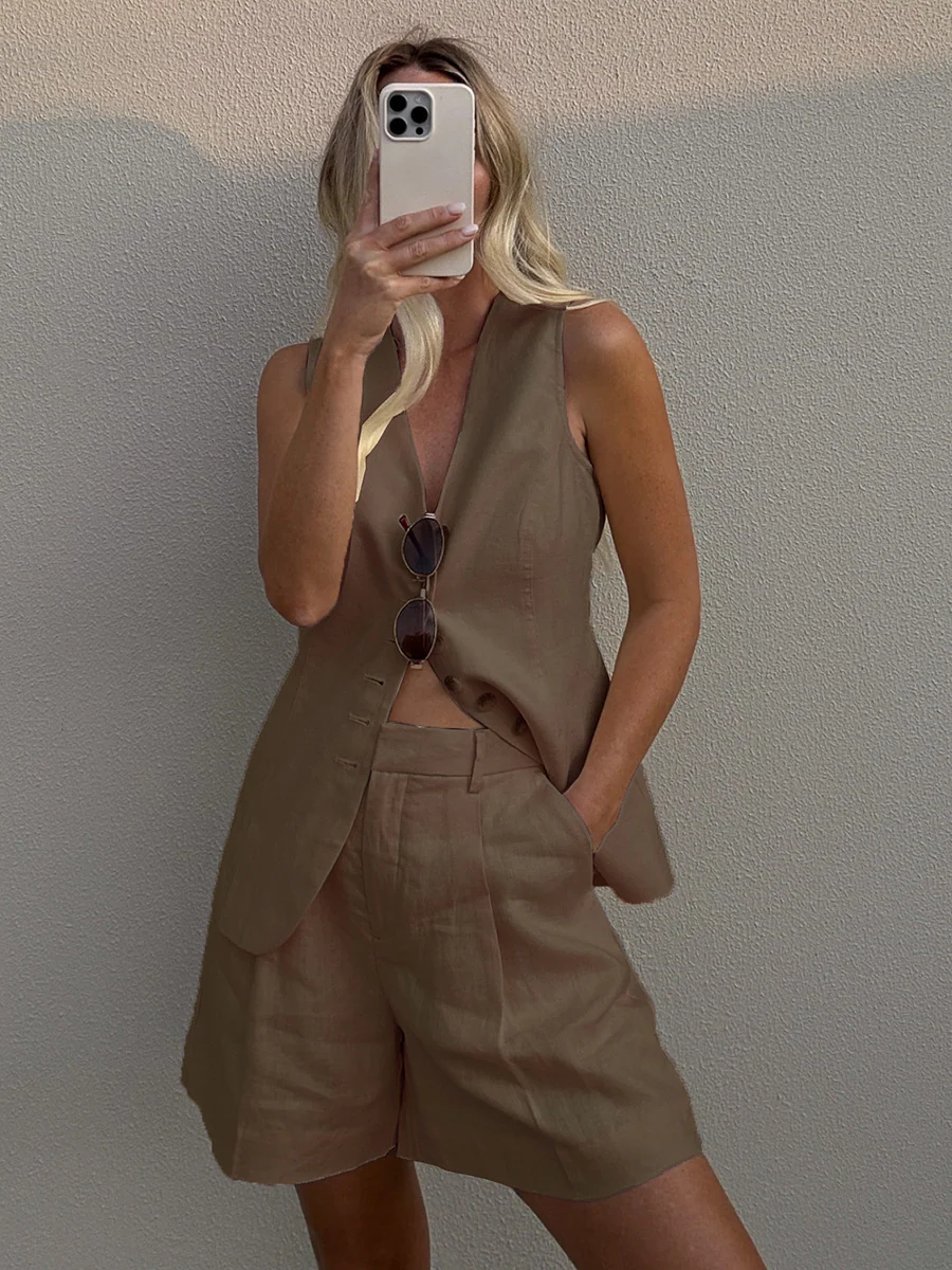 Linen Cozy Two Piece Set - Image 7