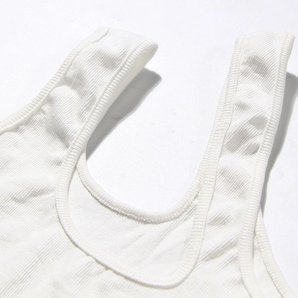 Asymmetric One Shoulder Ribbed Knit Fitted Crop Tank Top - Image 4