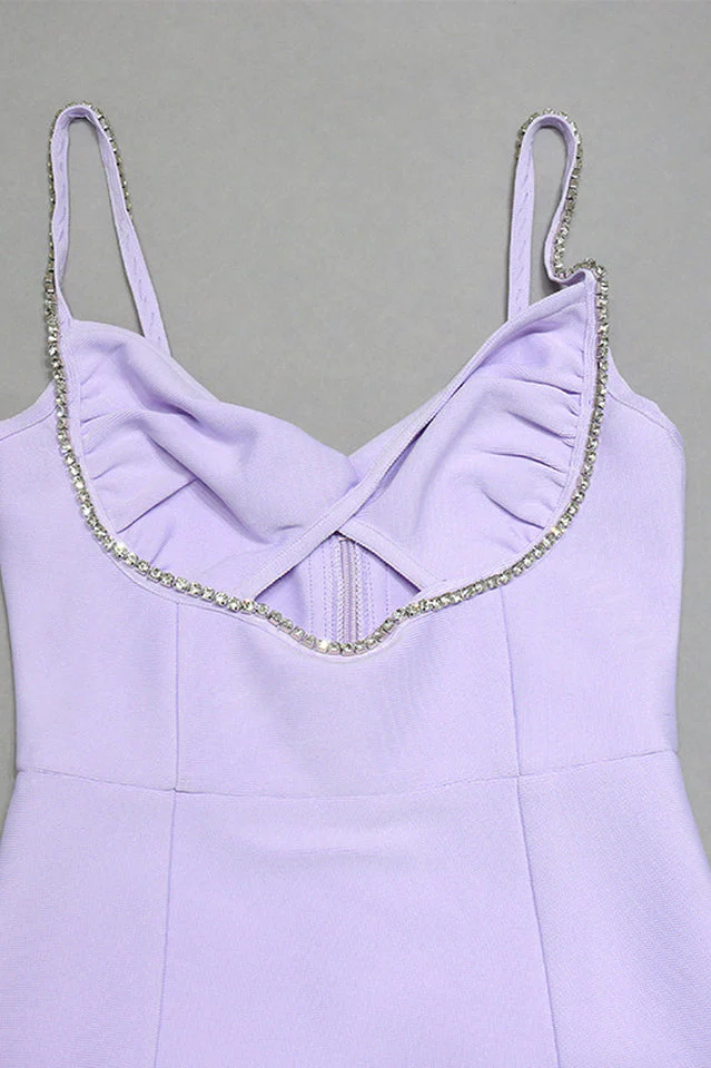 Aurelian Embellished Strap Cut Out Dress - Image 10