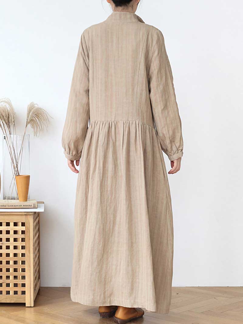 Back Your Soul Linen Coat - Image 3