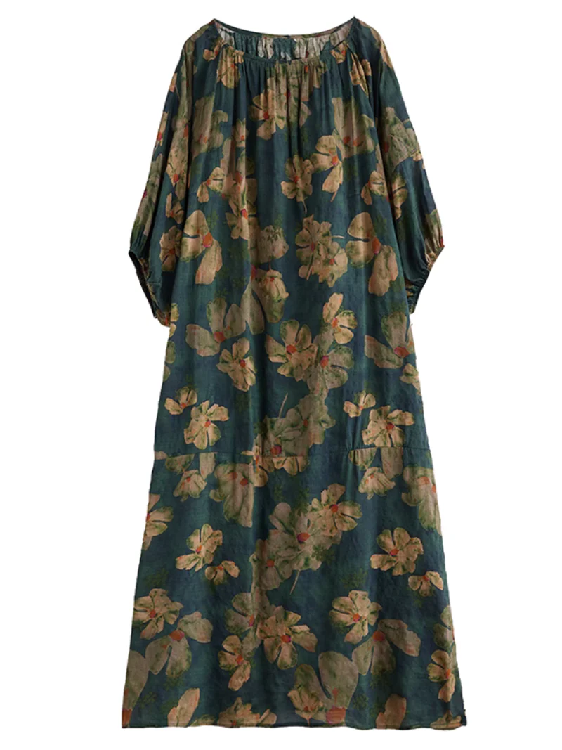 Be With You Ever Printed A-Line Dress - Image 4