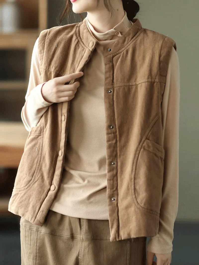 Big Sky Warm Vest Women Waistcoat Jacket Coat - Image 2