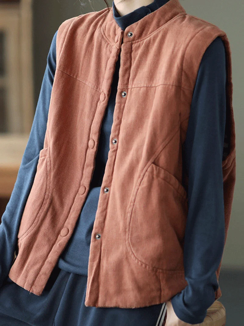 Big Sky Warm Vest Women Waistcoat Jacket Coat - Image 3