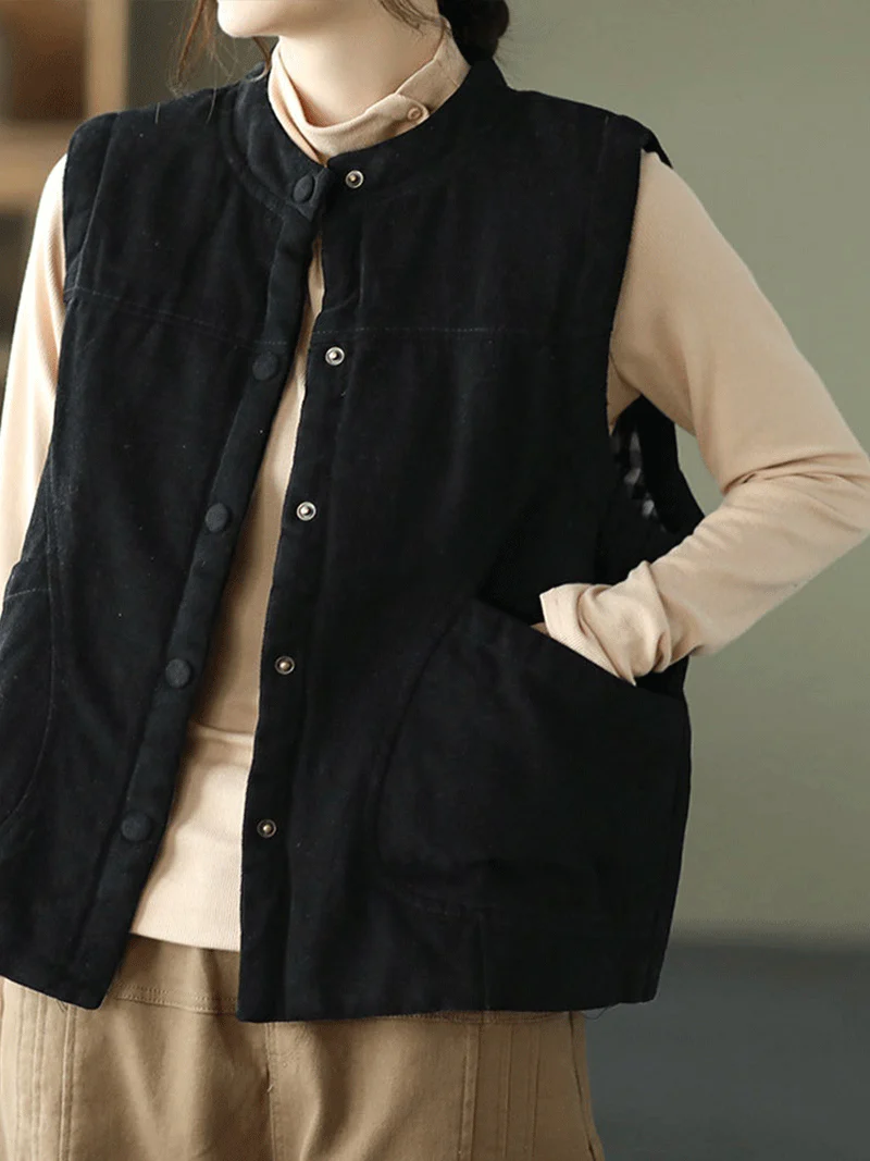 Big Sky Warm Vest Women Waistcoat Jacket Coat - Image 4