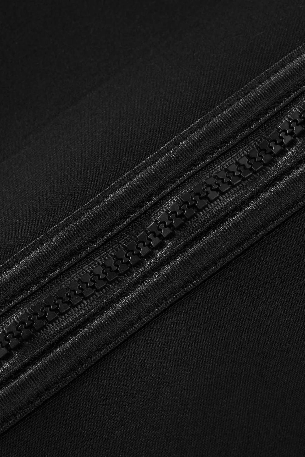 Black Zipper Body Shaper Slimming Waist Trainer - Image 13