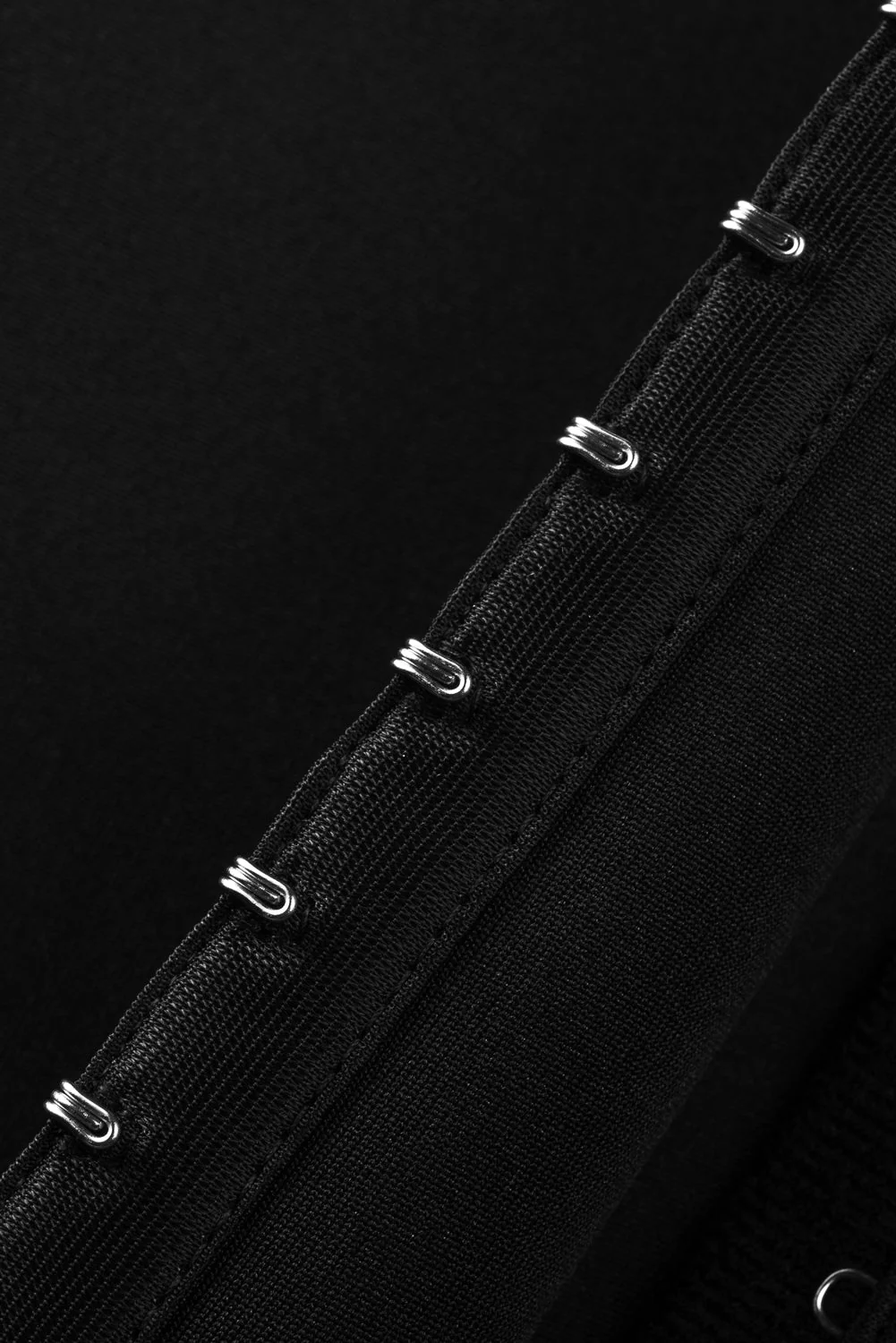 Black Zipper Body Shaper Slimming Waist Trainer - Image 19