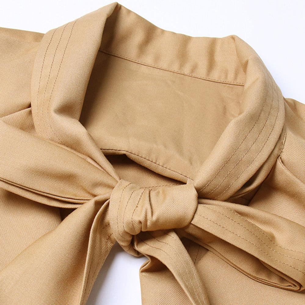 Blazer with BELT and Back CUT - Mustard - Image 5