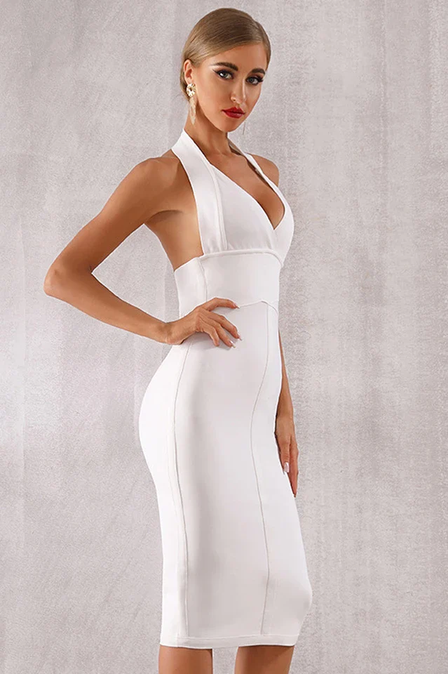 Bodycon Bandage Backless Dress - Image 3