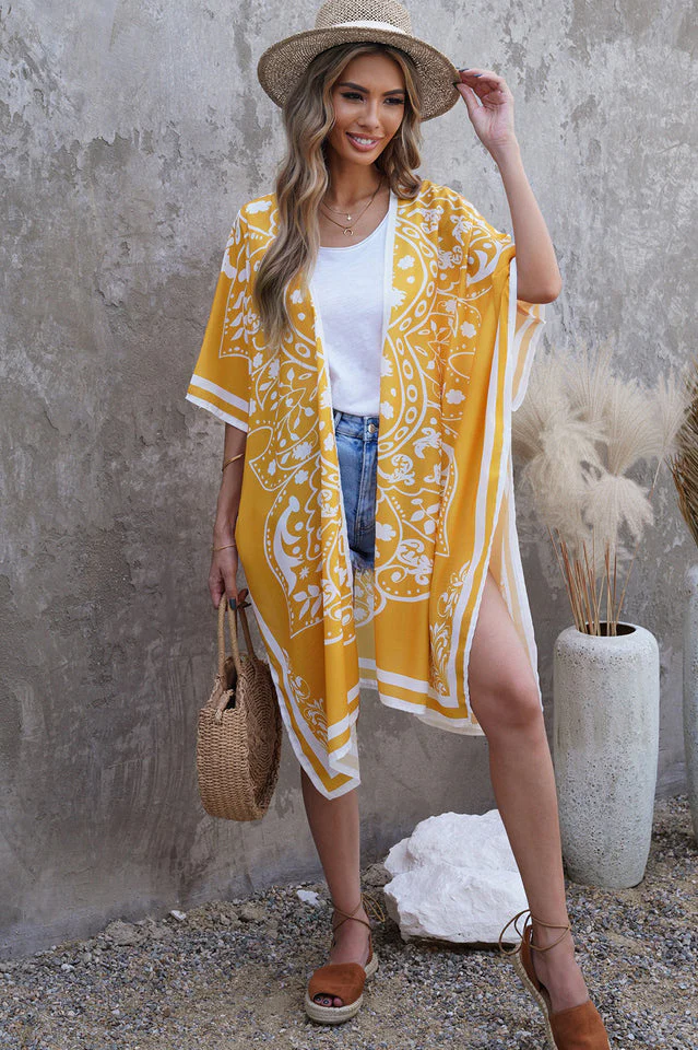 Boho Floral Kimono - Image 23