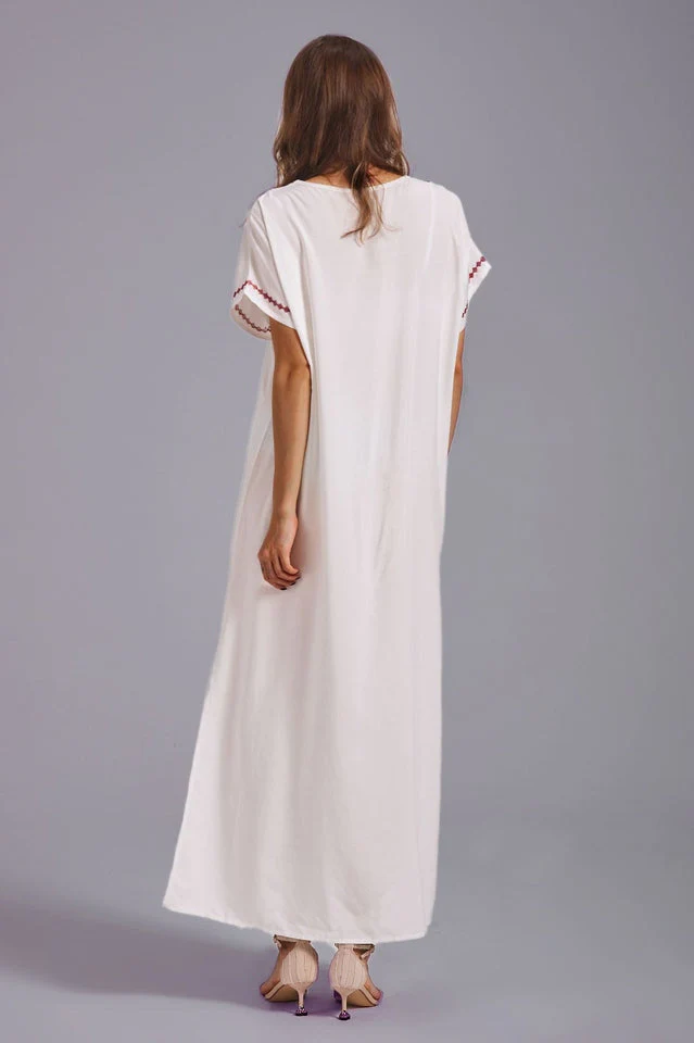 Boho Print Slit Dress - Image 24