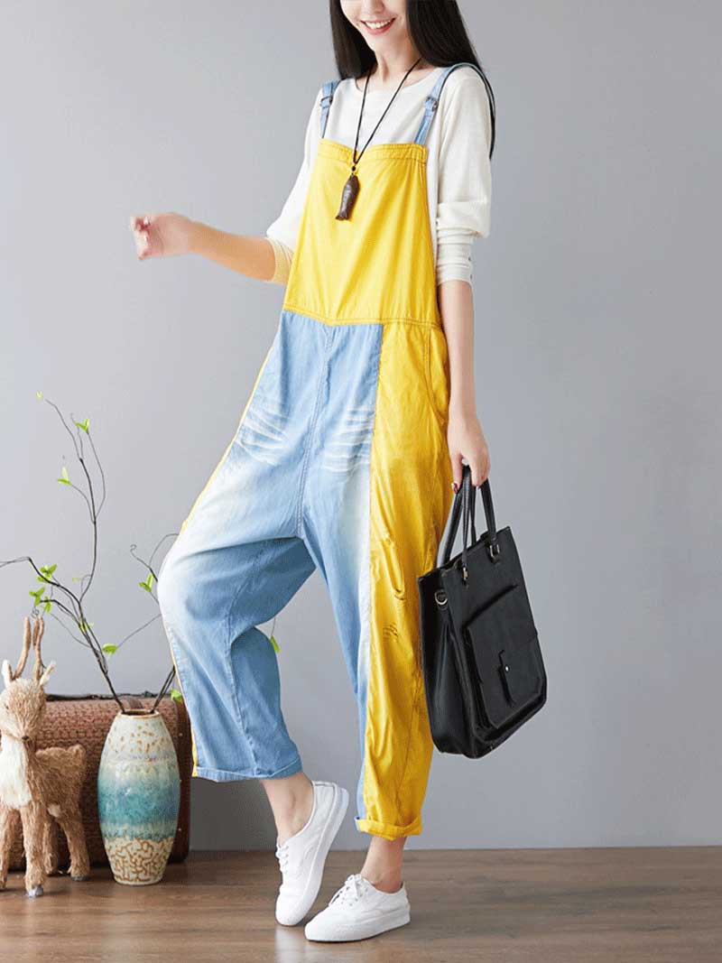Call Me Crazy Denim Overall Dungarees - Image 13