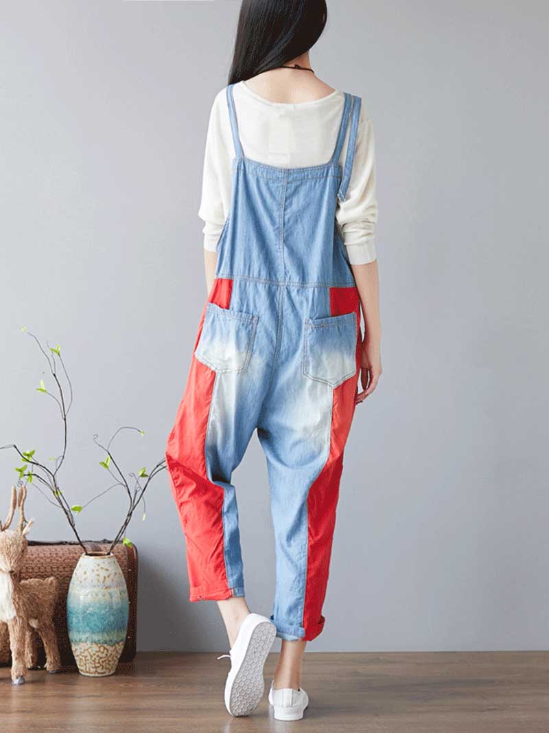 Call Me Crazy Denim Overall Dungarees - Image 4