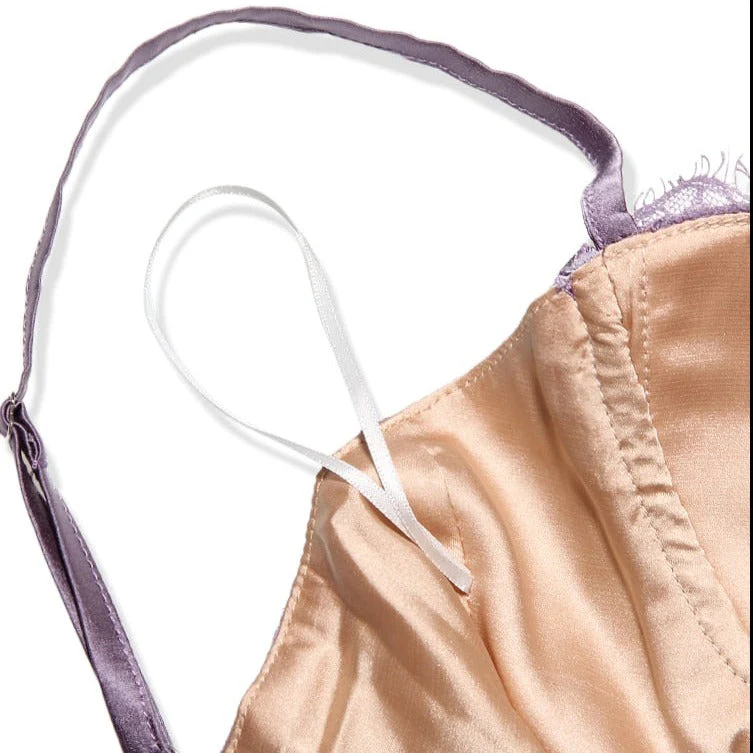 ATSUKO VIOLET Lace Mini Dress with STRAPS - Image 8