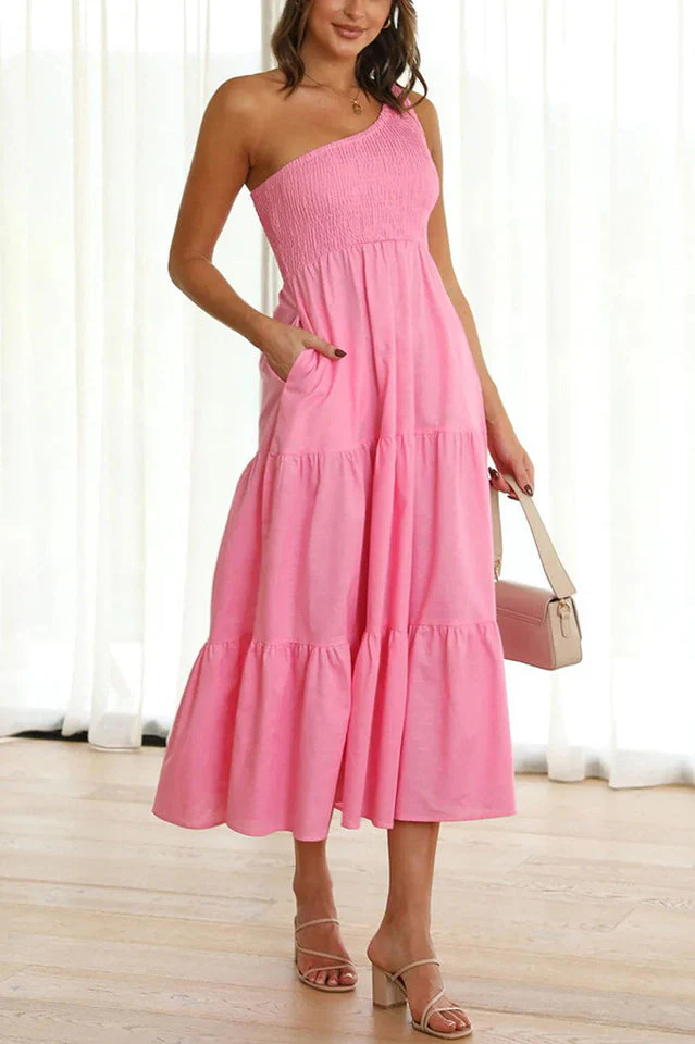 Cassy One Shoulder Abigail Dress - Image 6