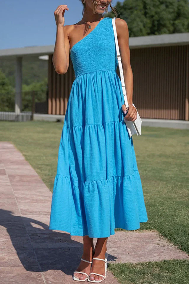 Cassy One Shoulder Abigail Dress - Image 9