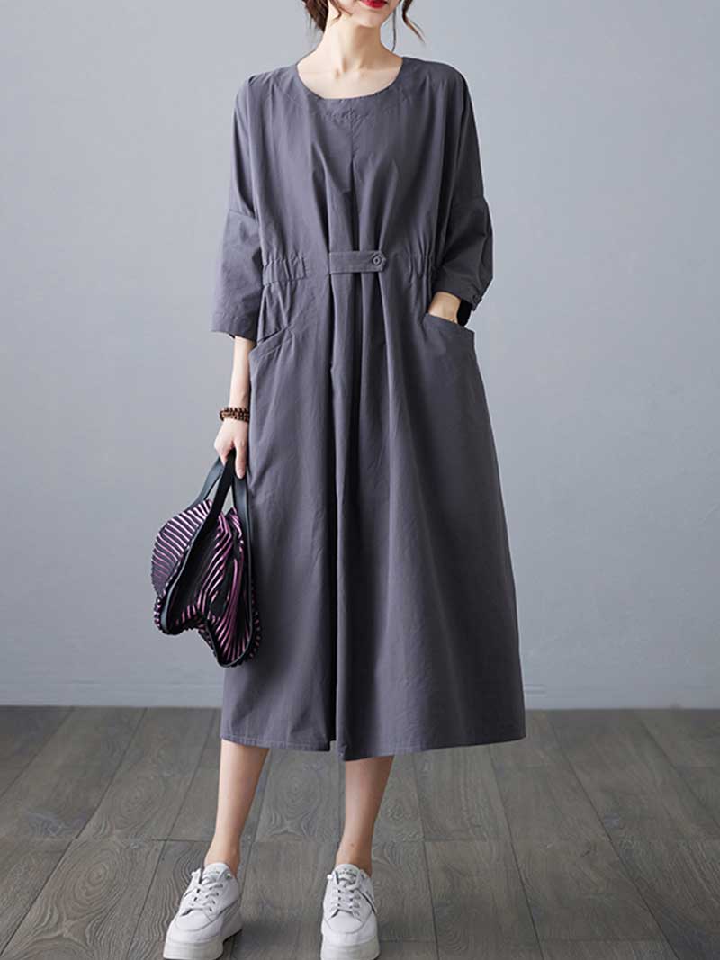Celebration of Being Together Shapes Print Aline Dress - Image 10