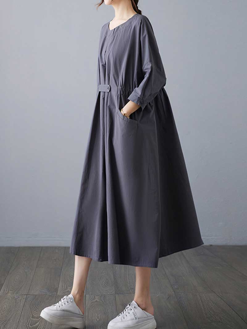 Celebration of Being Together Shapes Print Aline Dress - Image 4