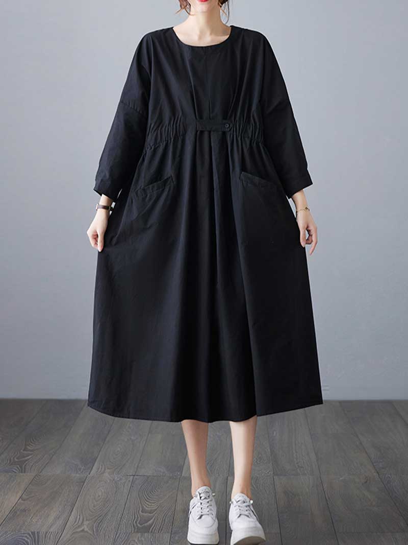 Celebration of Being Together Shapes Print Aline Dress - Image 9
