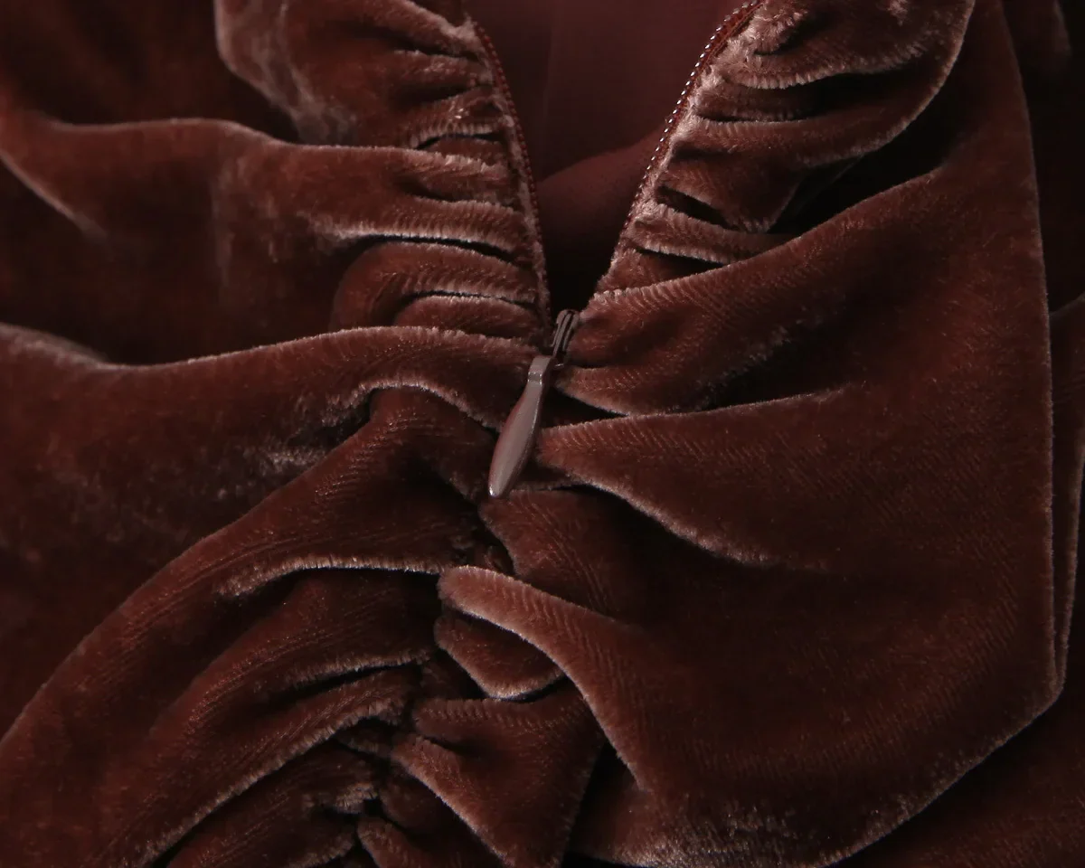 Chestnut Glow Dress - Image 11
