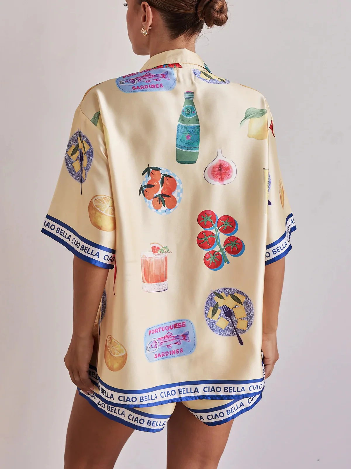 Chill Life Print Shorts Set - Image 2
