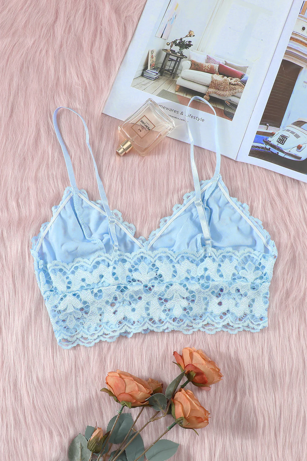 Chunky Lace Bralette Crop Top - Image 25