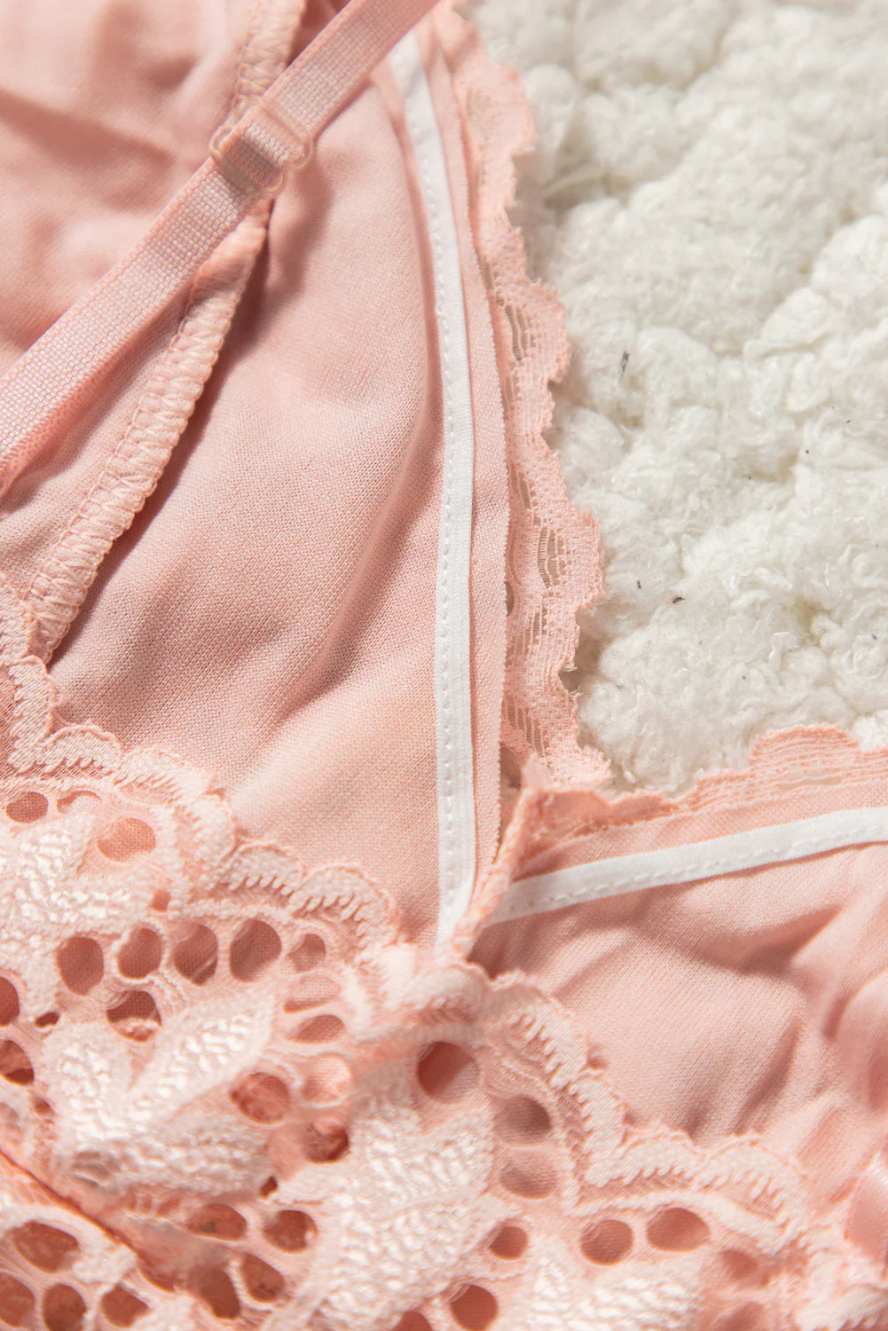 Chunky Lace Bralette Crop Top - Image 8