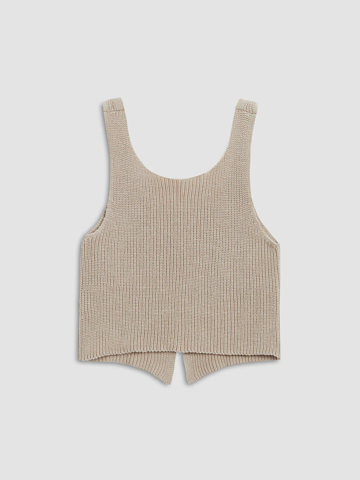 Classic Hook-and-Eye Knit Vest - Image 5