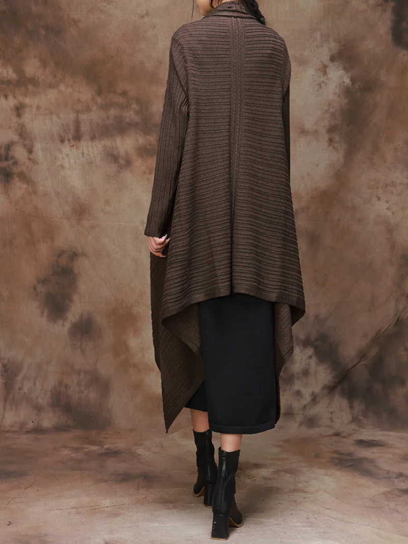 Classic Knitwear Comfy Street Hipster Knitted cardigan Coat - Image 5