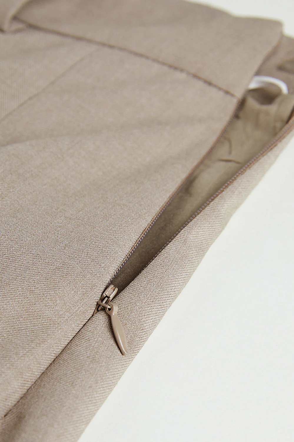 Classic Midi Skirt - Brown - Image 4