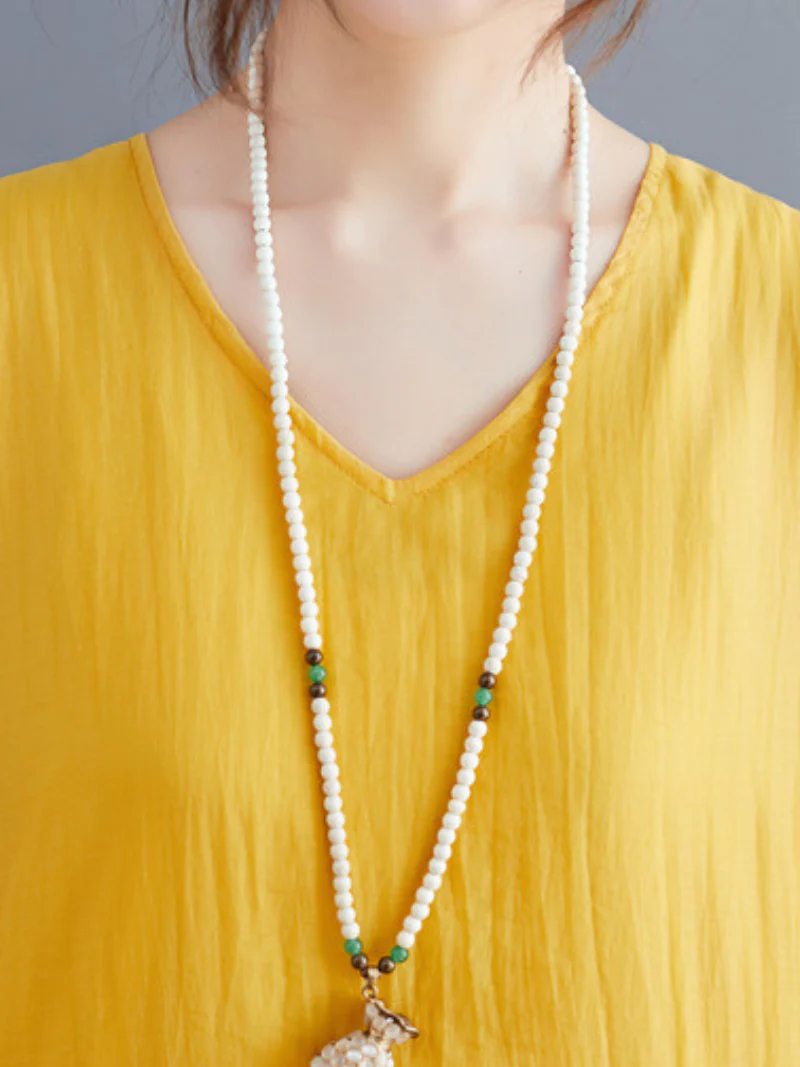 Close To my Heart Cotton V-neck A-line Dress - Image 3