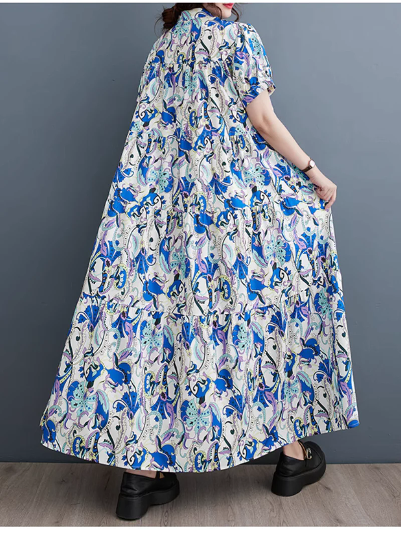 Close to My Heart Short-Sleeved Maxi Dress - Image 3