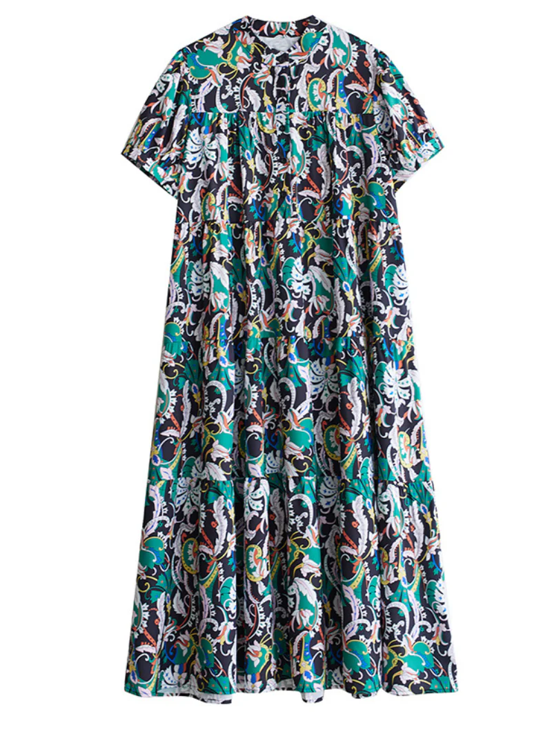 Close to My Heart Short-Sleeved Maxi Dress - Image 5