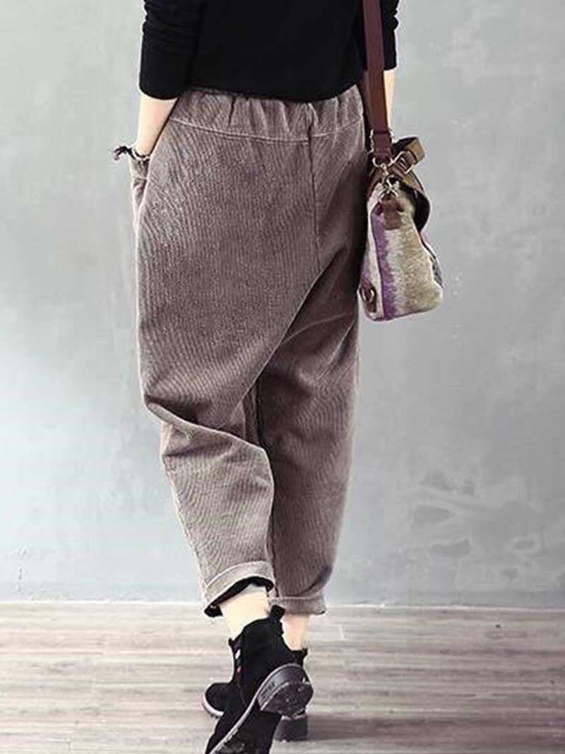 Colorful Choice Elastic Waist Retro Pant - Image 4