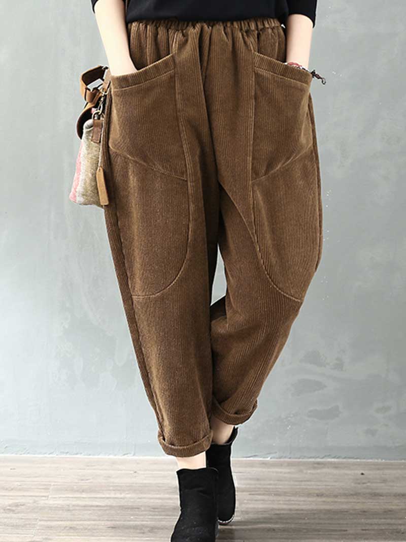 Colorful Choice Elastic Waist Retro Pant - Image 6