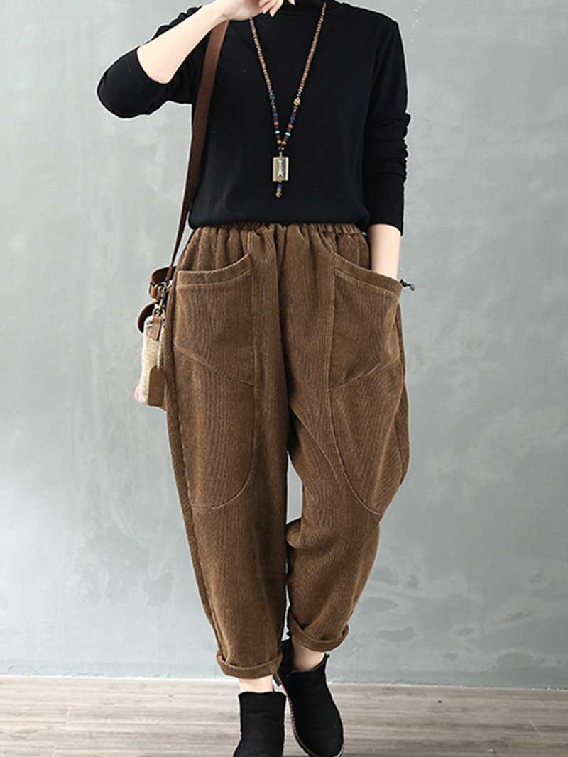 Colorful Choice Elastic Waist Retro Pant - Image 8