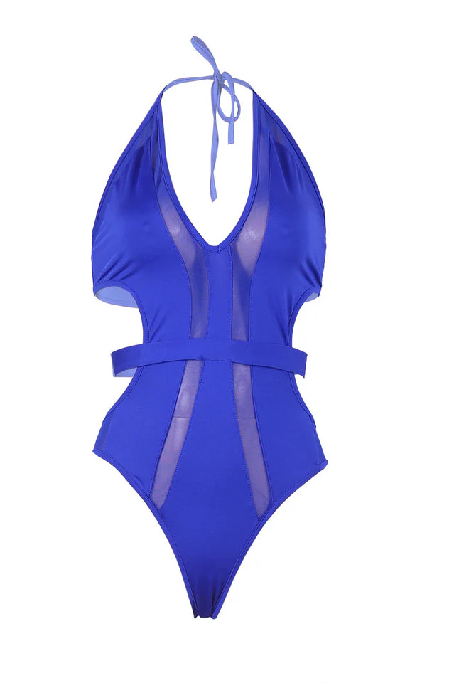 Mesh Halter One Piece Monokini - Image 10