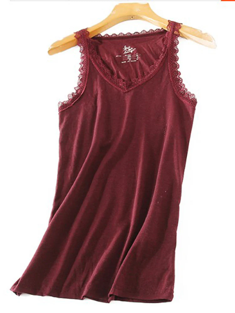 In the mood Lace Edges Tank Top - Image 3