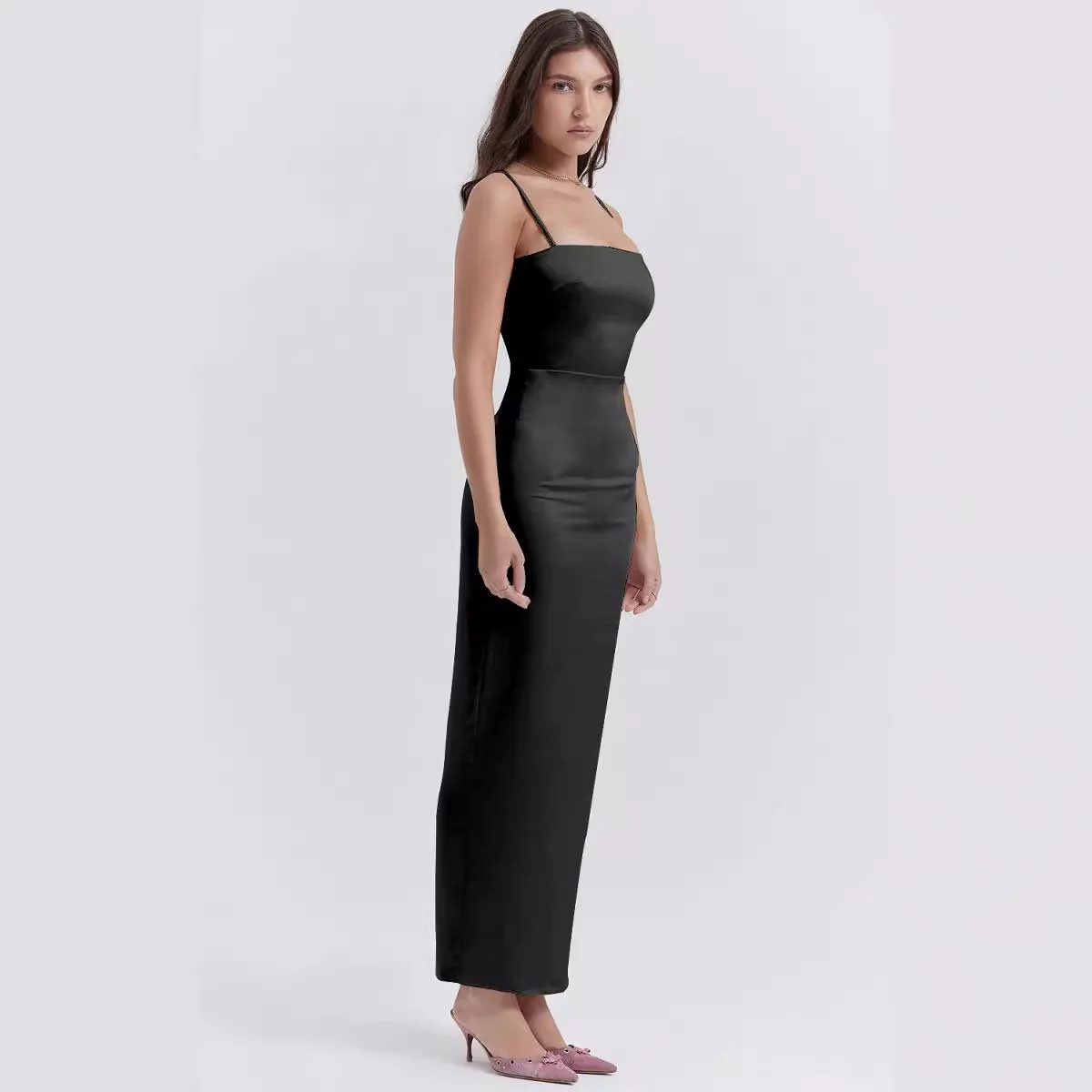 Costanza Light Jade Maxi Dress - Image 2