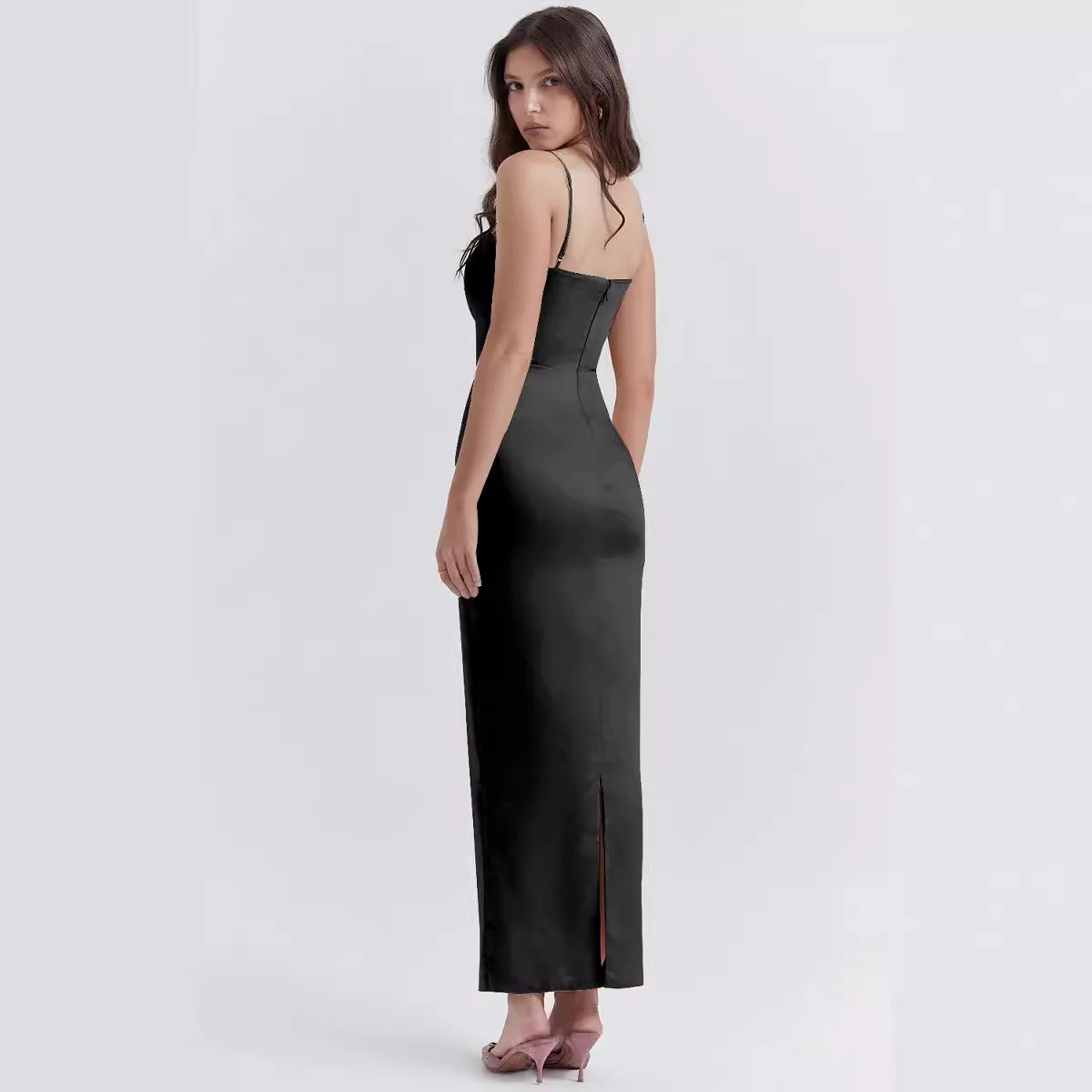 Costanza Light Jade Maxi Dress - Image 3
