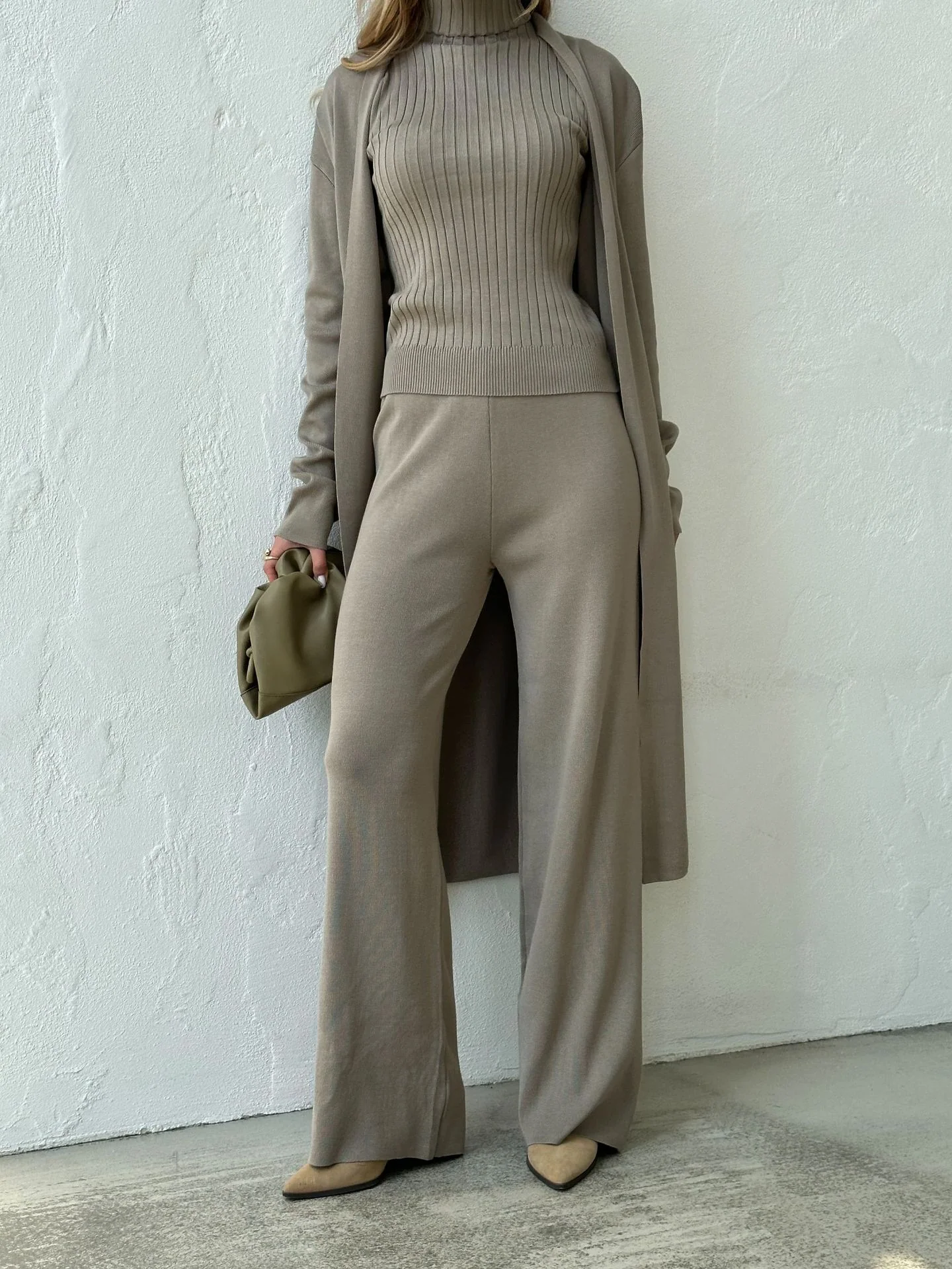 Cozy Cardigan Three Piece Set - Image 3