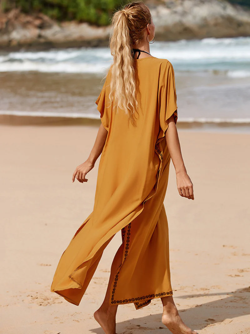 Crazy Love Rayon Stylish Kaftan Dress - Image 3