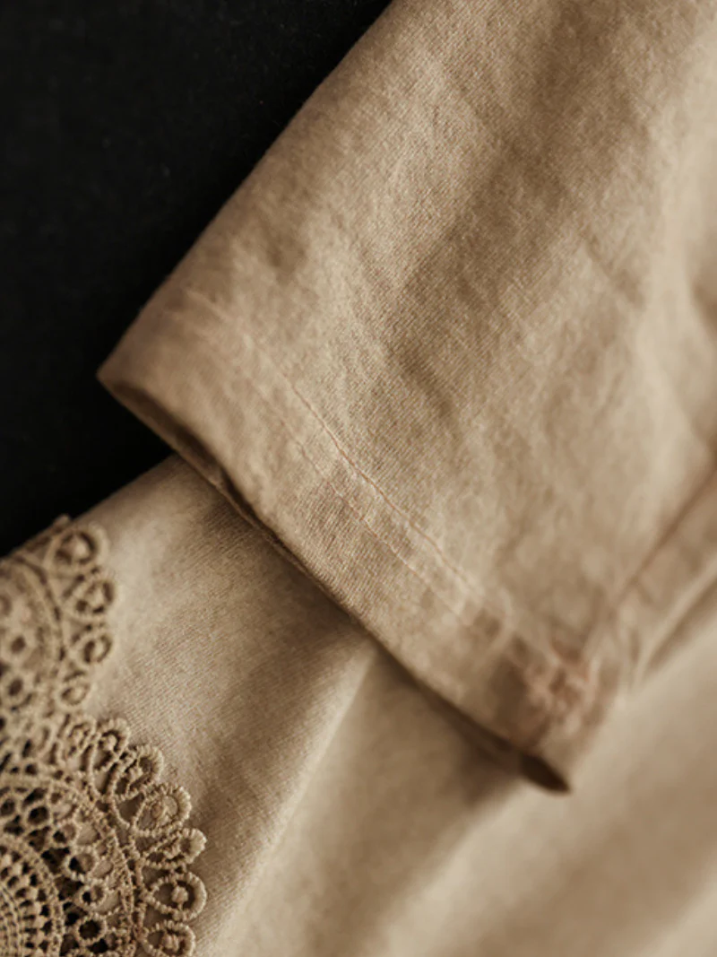 Daily Ritual Cotton Round Neck Top - Image 2
